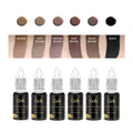 Eyebrow Airbrush Ink Stain Eyebrow Tint Liquid Long-Lasting Water-Resistant Semi-Permanent Dye Rechargeable Airbrush Compressor