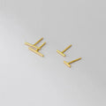 SP Wholesale Gold Small Minimalist Stud Earring 925 Sterling Silver