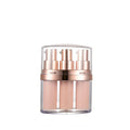 Custom Logo 15ml Rose Gold Airless Vacuum Bottle Skin Care Cosmetic Packaging Container for Wigs and Blush