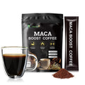 Private Brand Black Maca Root Energy Powder Instant Coffee for Men Sweet Taste Packaged in Bag