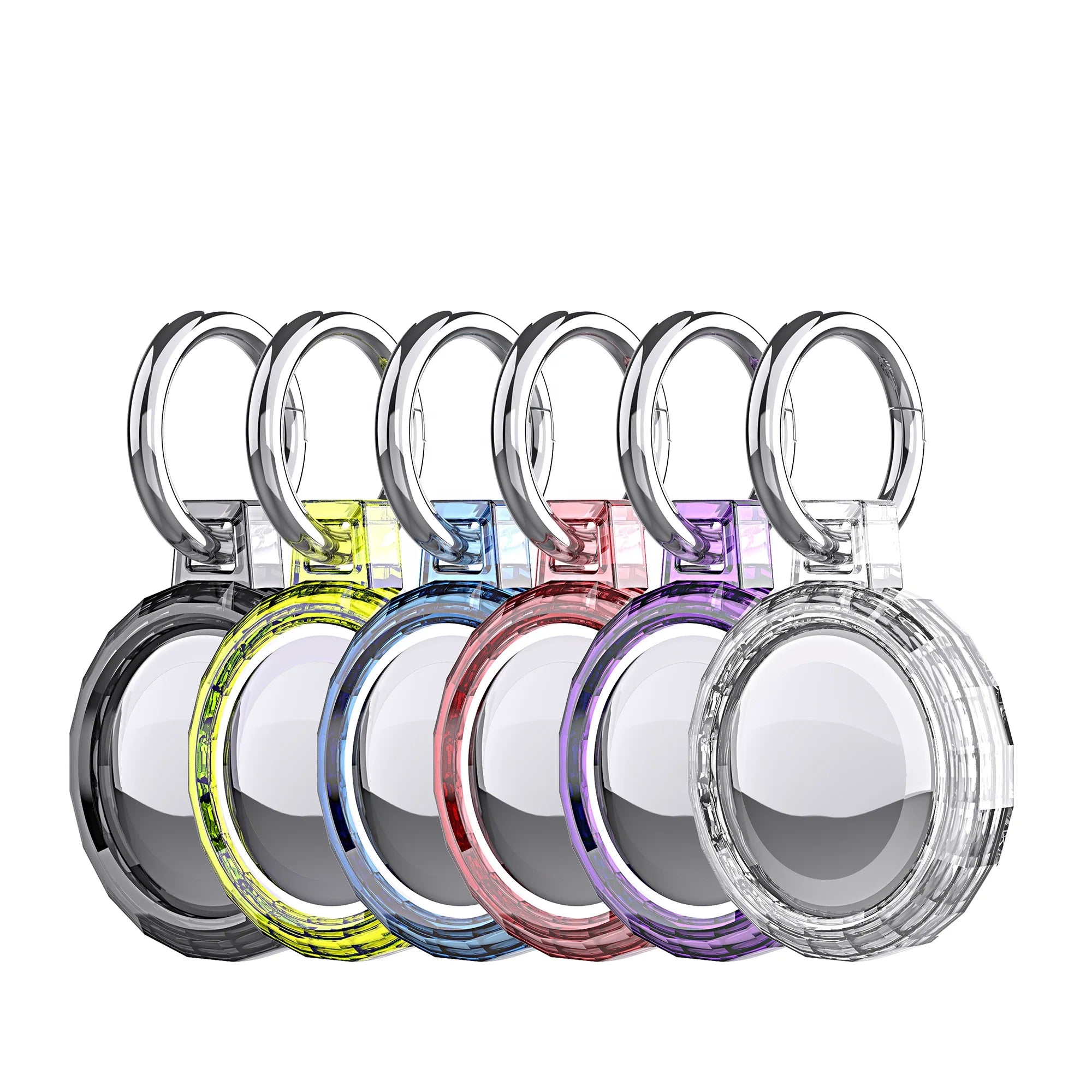 For Airtag Case Washable Transparent Dogs Tracker Buckle Protect Case Pet Cat Dog Locator TPU Protective Case