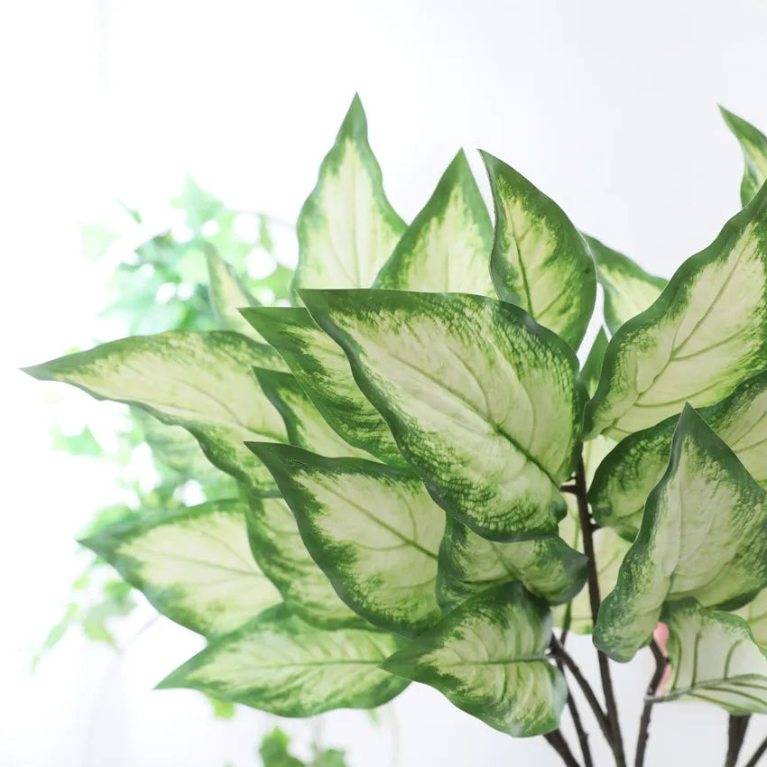 L06583 Wedding Home Decoration 3D Leaves Leaf Artificial Hosta Flower Leaf