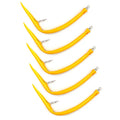 Selco Rubber Tube Stainless Steel Fishing Eel Jig Hook With Colorful Rubber Tube