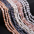 JC Wholesale Baroque Special-shaped Pearl 4-9mm Natural Freshwater Two-sided Light Color Pearl Loose  Diy Jewelry Accessories
