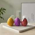 3d Geometric Flower Embossed Eggs Silicone Candle Mold Diy Handmade Easter Eggs Aromatherapy Candle Silicone Mould