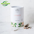 Custom Food Grade Eco Friendly Aluminium Foil Round Cylinder Containers Cardboard Loose Tea Coffee Paper Tube Packaging Boxes