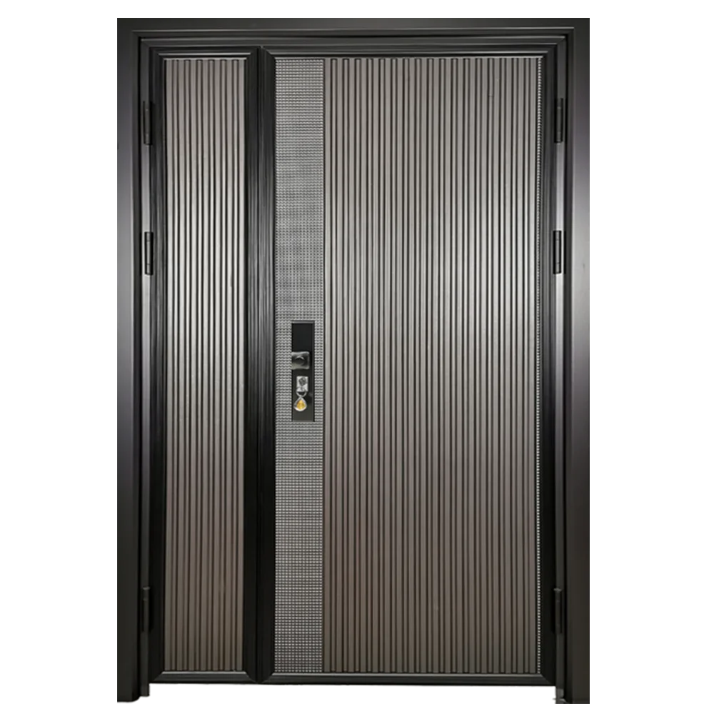 Cheap Price Bangladesh Stainless Steel  Door Front Metal Modern Exterior Security Steel Pivot Doors