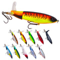 14CM 35G Wholesale Hard Plastic Pencil Fishing Lures Artificial Stick Bait Topwater Lures Tail Rotating