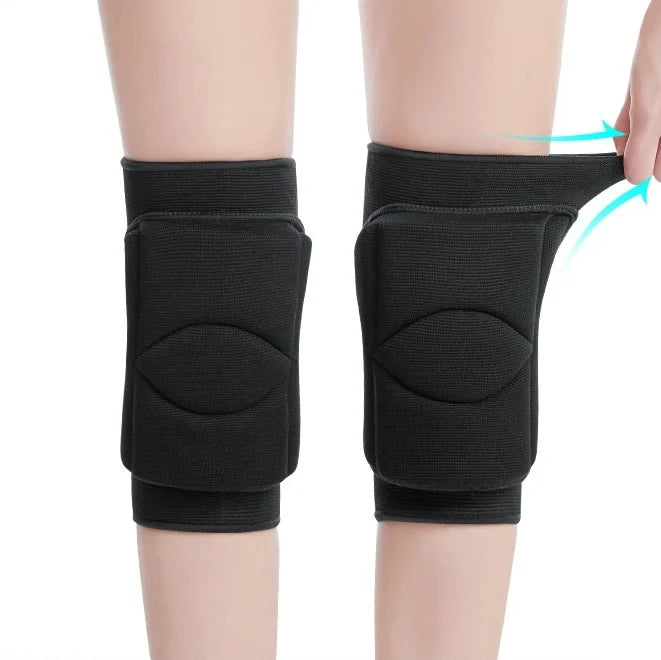 Volleyball Playing Breathable Nylon Fabric Comfortable Non Slip Thicken Foam Knee Support Pads