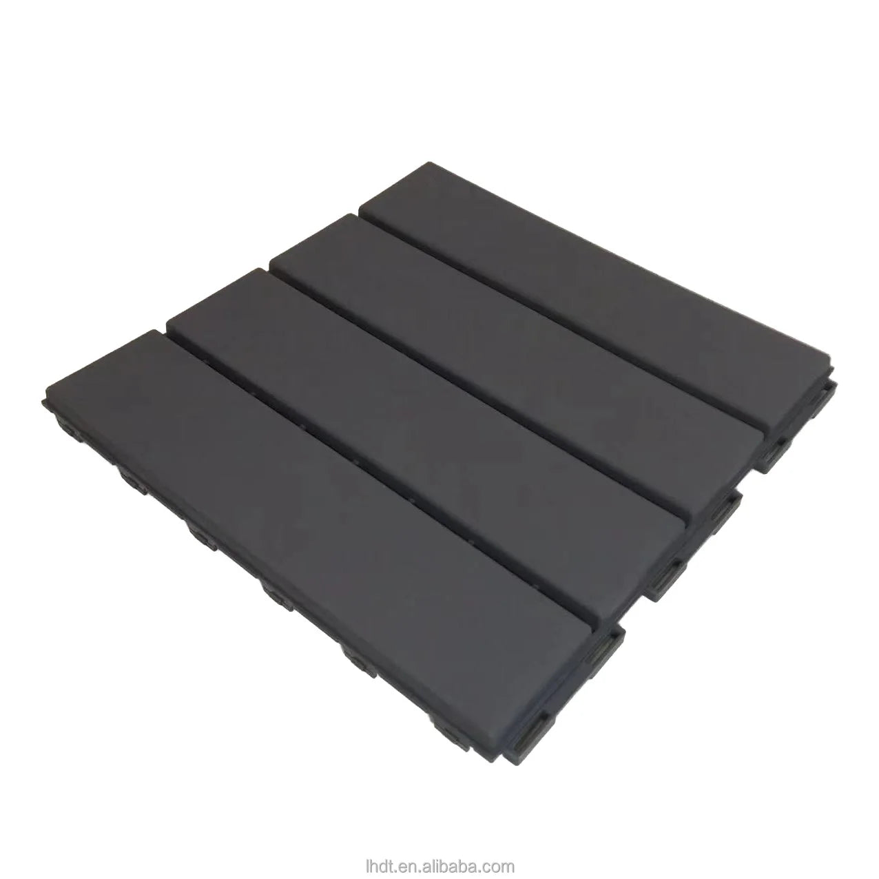 DIY Wood Plastic Composite Floor 12x12 Inch Decking Tiles Interlocking Decking Tiles for Outdoor Patio