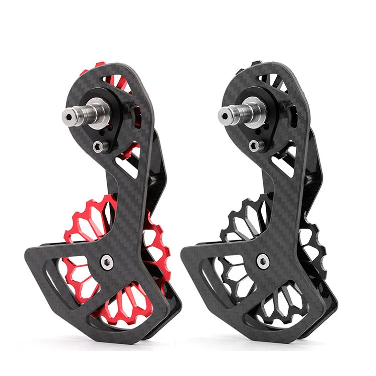 For  R5800 R6800 R7000 R8000 R9000 Compatible 17T Carbon Fiber Ceramic Bicycle Rear Derailleur 11-Speed Gears for Road Bi