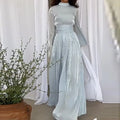 Boutique Wholesale 2026 Summer European and American New Round Neck French Luxury Silk Women's Dress