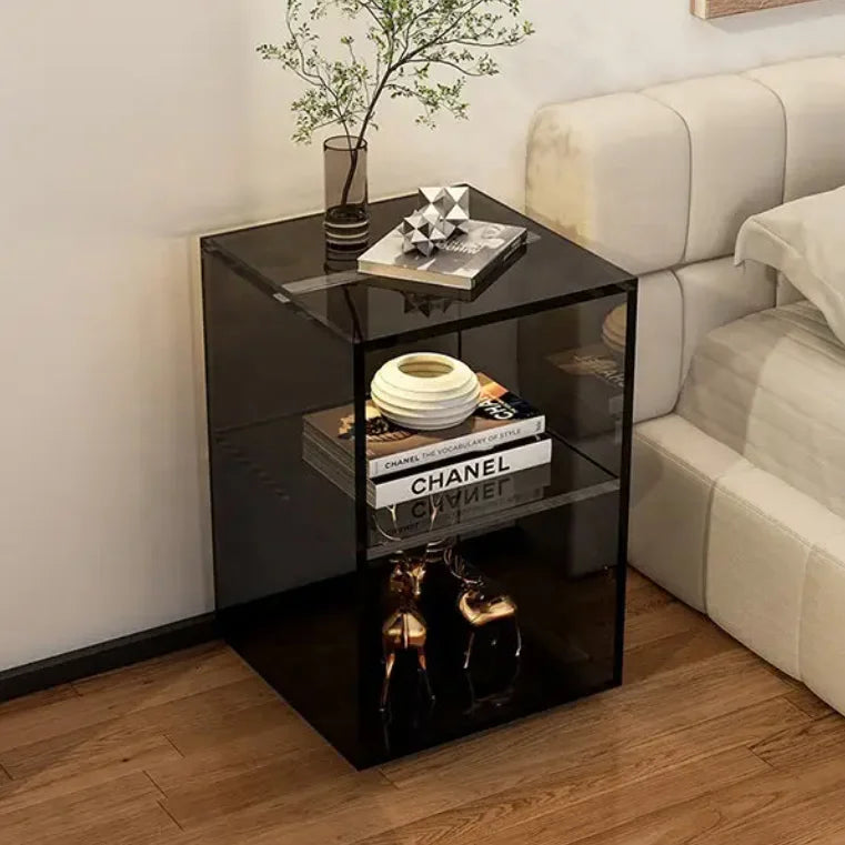 Customized Factory OEM Acrylic Coffee Table Corner Home Decor Customized Sidetable Minimalist Center Acrylic Side Tables