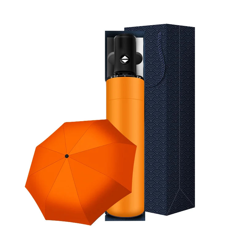OEM Custom Promotional Office Nylon Folding Umbrella Corporate Marketing Promo Gifts Items Logo Printing Silk Screen Printed