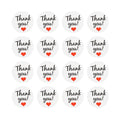 Creative Thank You Bless Self-adhesive Stickers Baking Stickers Sealing Stickers 12 Pieces