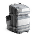 Custom Logo 900D Polyester Sport Fashion 45L Grey Tactical Backpack for Gym Travel Gym Bag
