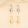 Simple Handmade Jewelry Findings Copper Luxury Diamond-encrusted Snake Pendant DIY Necklace Bracelet Earrings Accessories