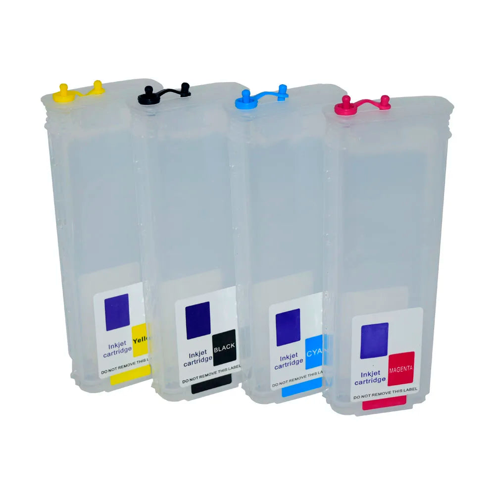 BOMA. Compatible for HP 10 82 HP500 HP800 280ml  Inkjet Refillable Cartridges for HP Designjet 500 500ps 800 800ps Plus Printer