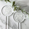 Factory Price Custom Round Shape Clear Plastic Sticks and Wholesale clear Acrylic Stirrers with White logo