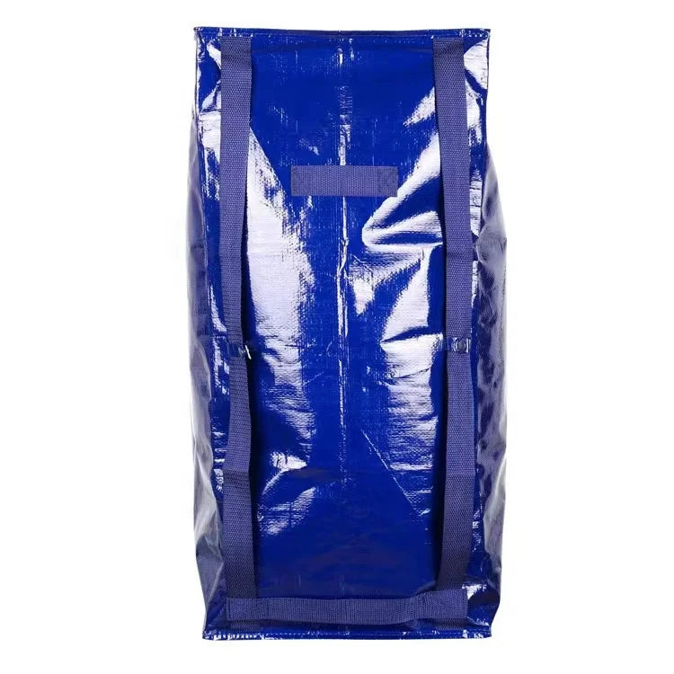 Polypropylene Extra Large Moving Bags with Zippers & Carrying Handles Heavy-Duty Storage Tote for Space Saving Moving Storage