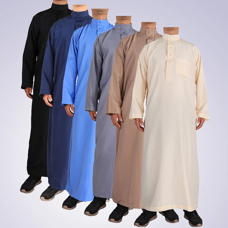 Hot Muslim Male Abaya Muslim Men Clothing Thobe Dress Islamic Men Clothing Muslim Clothes Men's Clothing