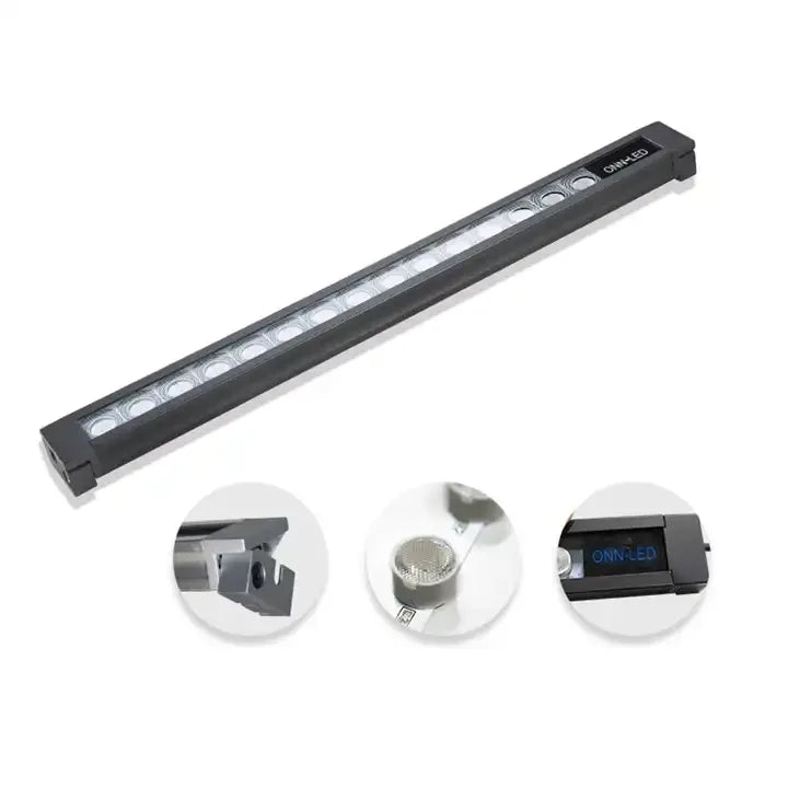 ONN-M9T-S Industrial Machine Work LED Light Lamp 24V DC with IP67 Rating Emitting Cold White Color