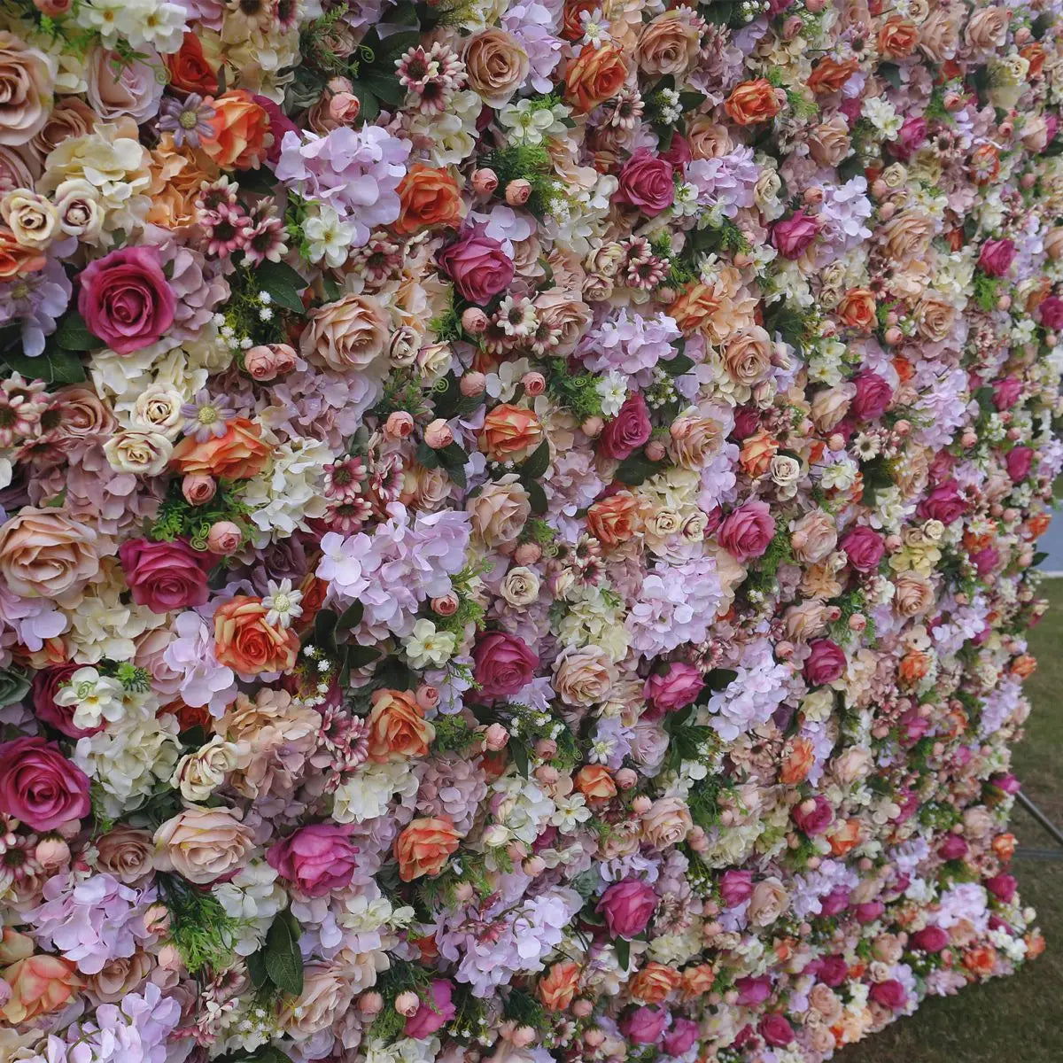 Customized Floral Backdrop Cloth Artificial Plant Decorative Flower Wall for Wedding Christmas Graduation Easter Decor