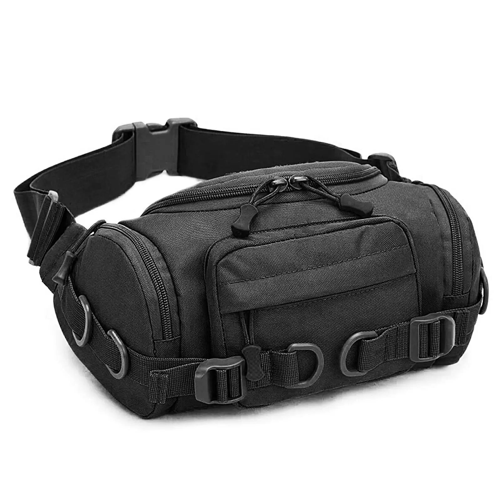 Best Stylish Fashion Black extra Large Plus Size Long Designer Travel Shoulder Waist Pack Bag for Men
