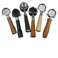 44 64 54 43 5152 53 51 49 58 54 Naked Bottomless Coffee Espresso Wooden Handle Portafilter for Delonghi