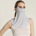 Cheap Summer Outdoor Sunscreen UV protection Ice Silk Veil Face Mask for Women