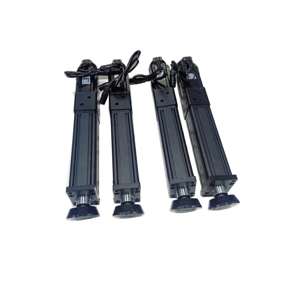 4DOF DIY Aluminum Motion Platform Kits 750W 150MM square Cylinder+AC Servo Driver for Simtools Racing Games Home Simulator
