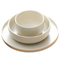 Simple Ceramic Tableware Set Salad Bowl Steak Western Food Plate Soup Bowl Rice Bowl Cooking Plate