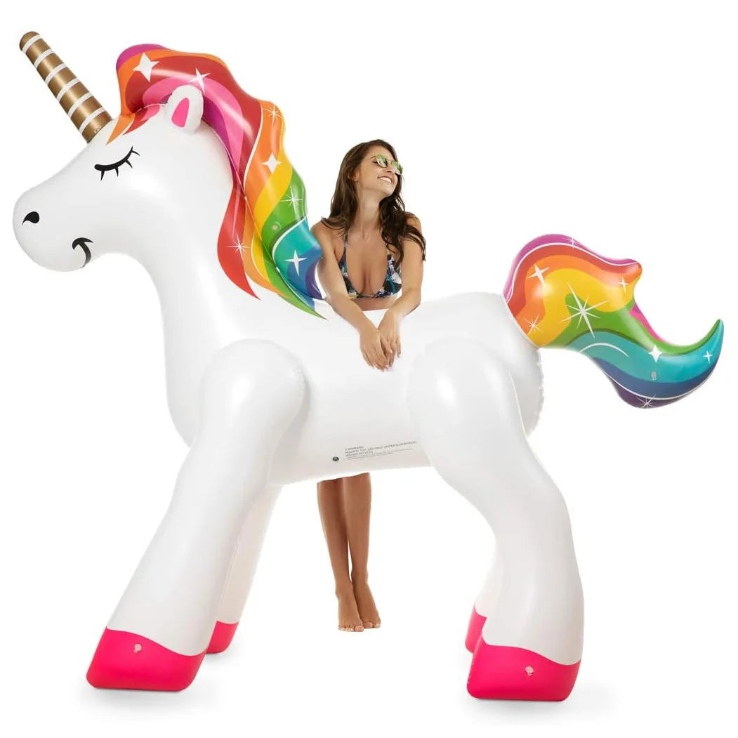 Inflatable Sprinkler for Summer Party Fun Rainbow Animal Water Sprinklers for Kids and Adults