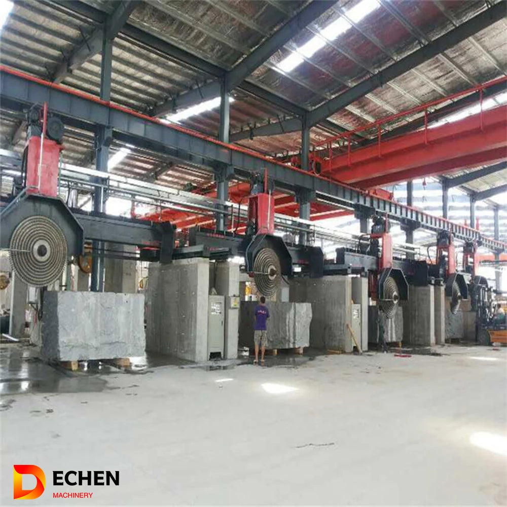 Heavy Duty Hydraulic Stone Block Wire Saw Cutting Machine for Granite PLC Controlled High-Accuracy