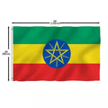 Factory Custom 3x5 FT Promotional Ethiopia Judah Durable Flag Premium Polyester Flag for Indoor Display