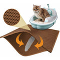 Durable Double Layer EVA Silicone Cat Litter Mat Large Size Premium Pet Sand Box Pad Modern Design Summer Waterproof Trapper
