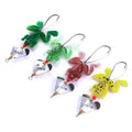 Hengjia Spinner 6.2G Fishing Lures Soft Frog Wobblers Metal Spoon Spinner Bait