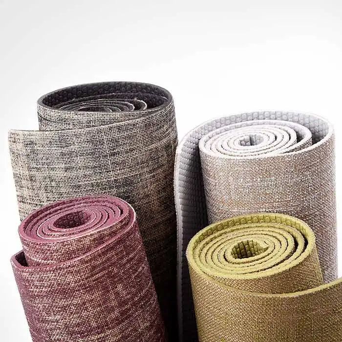Eco-Friendly Natural Hemp Jute Yoga Pad PVC Exercise Mat Sustainable and Biodegradable Yoga Mat