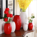 Contemporary Modern Hydroponic Plant & Flower Arrangement Ceramic Vase Transparent Glaze for Living Room Home Wedding Decoration