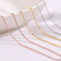 Vacuum Plating 18K Rose Gold Stainless Steel Bare O-chain Lip Chain Fashion Jewelry Manufacturers