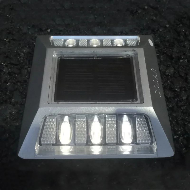 reflector marker  embedded sidewalks traffic road  reflective led solar stud flashing light