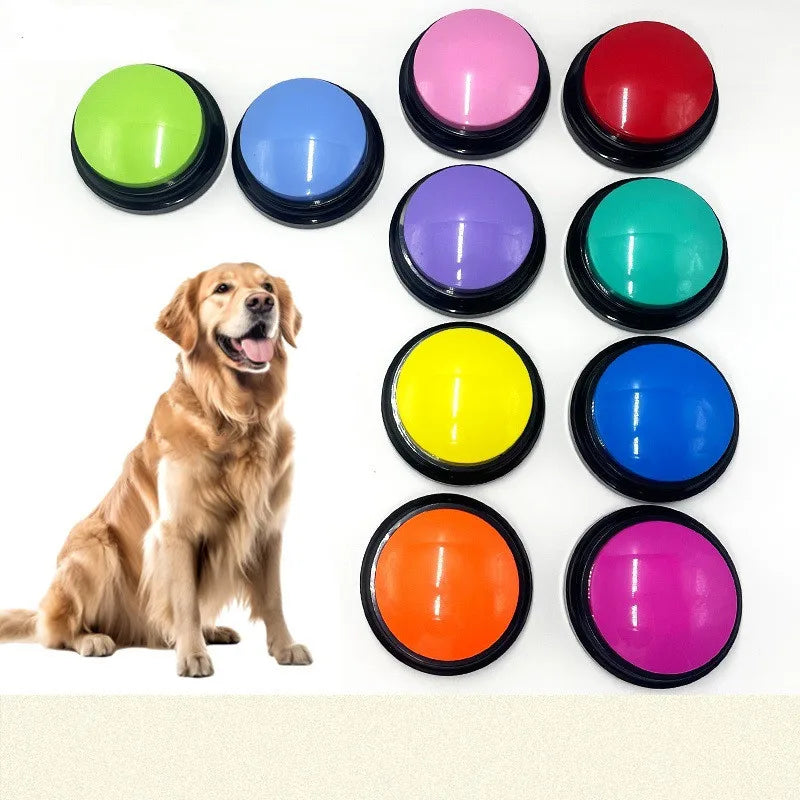 Dog Button for Communication 30-Second Voice Recording Button Dogs' Communication Recordable Talking Sound