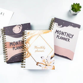Custom Printing Notebook Journal Weekly Daily Planner and Organizers Gift Lined Paper Hardcover A5 Paperback Book Printing