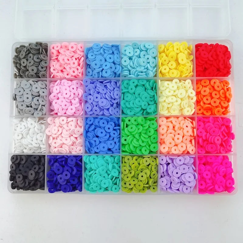 Charms Jewelry Handmade DIY Accessories Soft Polymer Clay Beads Jewelry Making Kit for Adults Kids DIY