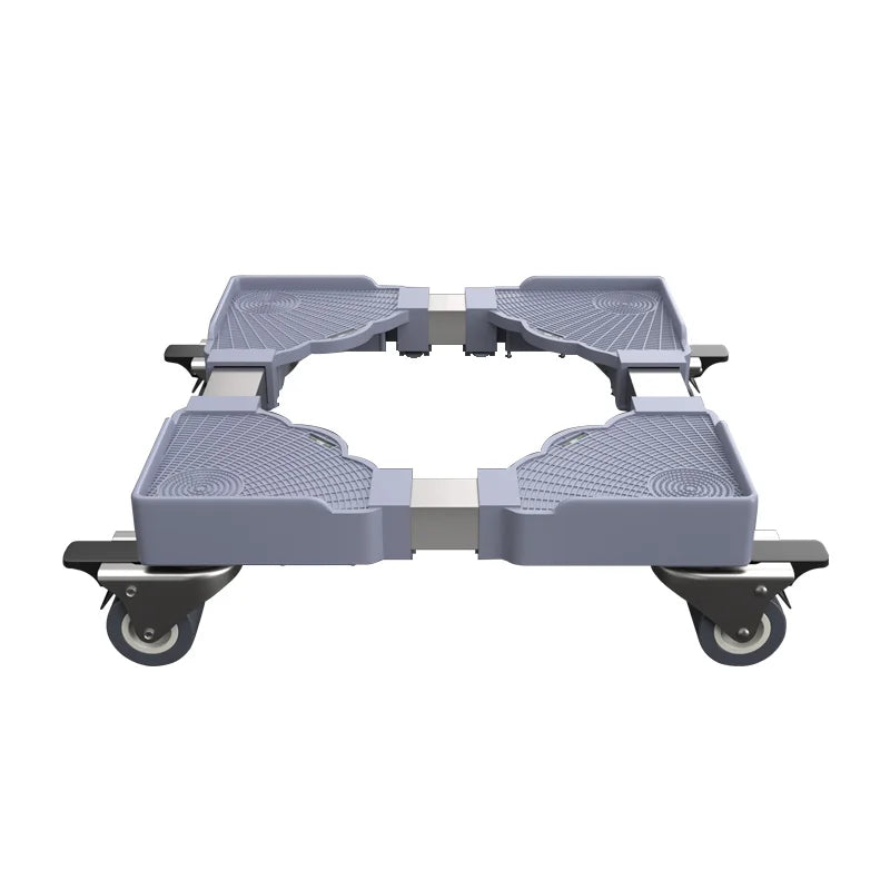 New Product Adjustable Mobile Folding Rack Trolley Storage Holder for Refrigerator & Washing Machine Feet Pads Fridge Stand Base