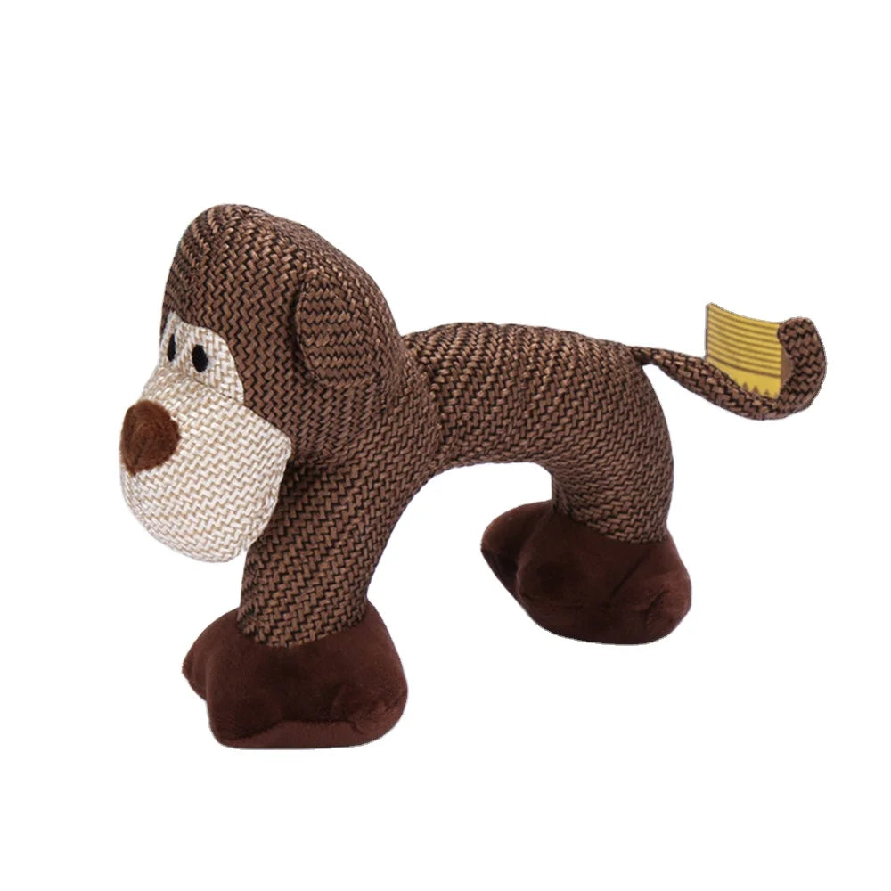 Hot Sale Pet Products Online Designer Monkey Stuffed Pet Plush Dog Squeaky Toy Best Interactive Toy Pets