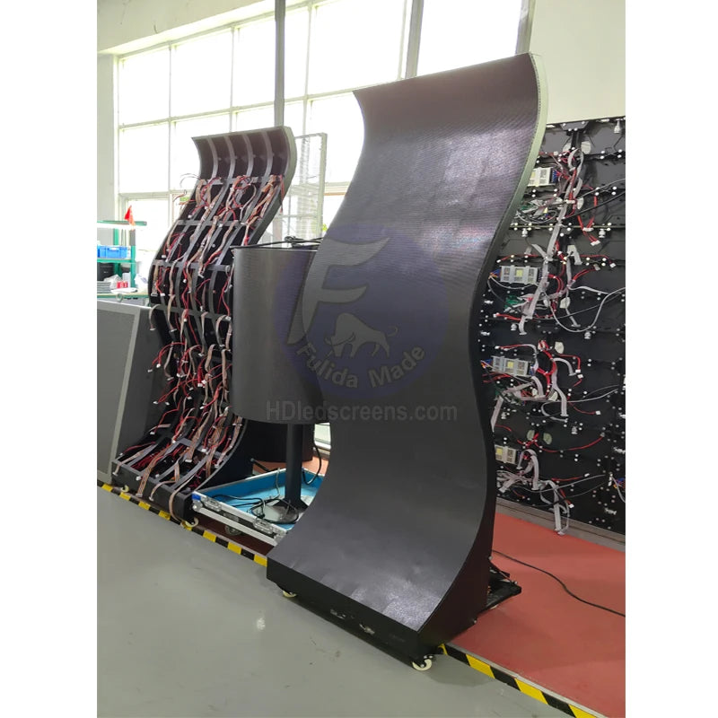 Moving Poster Led Screen Indoor Portable Soft Led Display Customized Screen Size