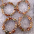 Natural Good Quality Cherry Blossom Sakura Flower Agate Bracelet