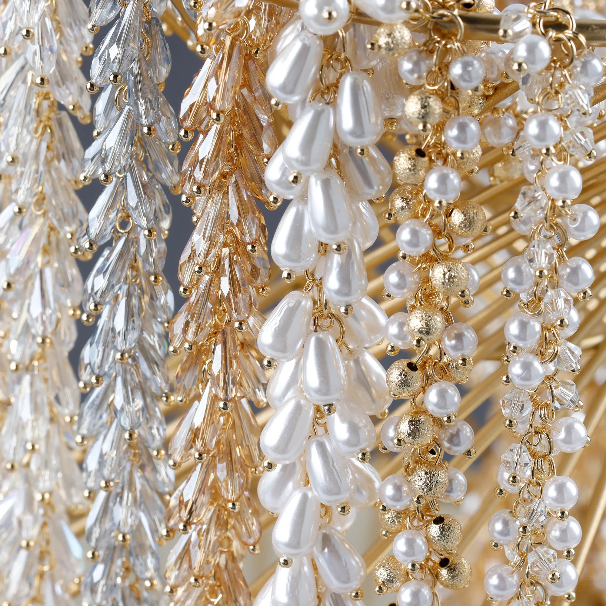 C212 50cm/Lot High Quality  Crystal Plastic Pearl Chain for Women DIY Jewelry Making Accessories-Earring Bracelet Necklace