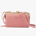Hengsheng New Arrived Design Women's Fashion Multi-function Long Lady Clutch Wallets With Shoulder StrapLadies Cell Phone Bag
